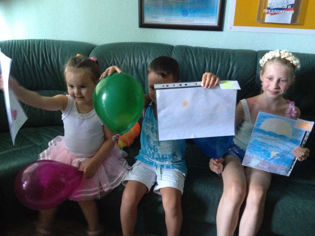 Творческие дети в библиотеке